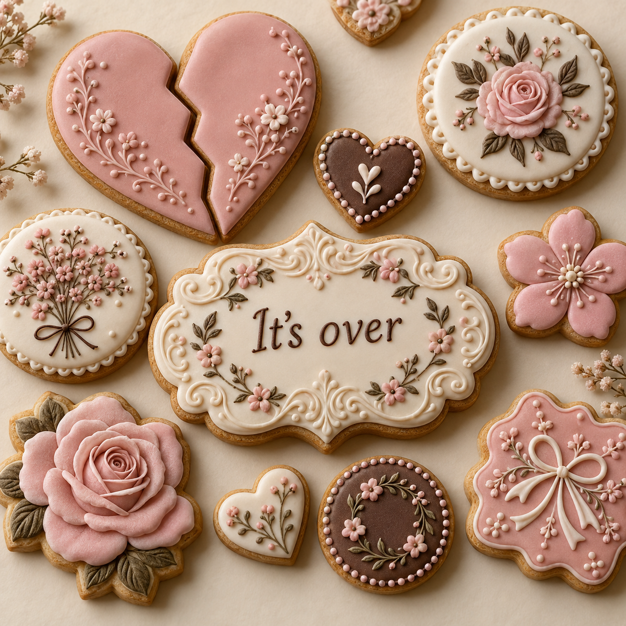 It’s Over: intricately iced cookie gift designs