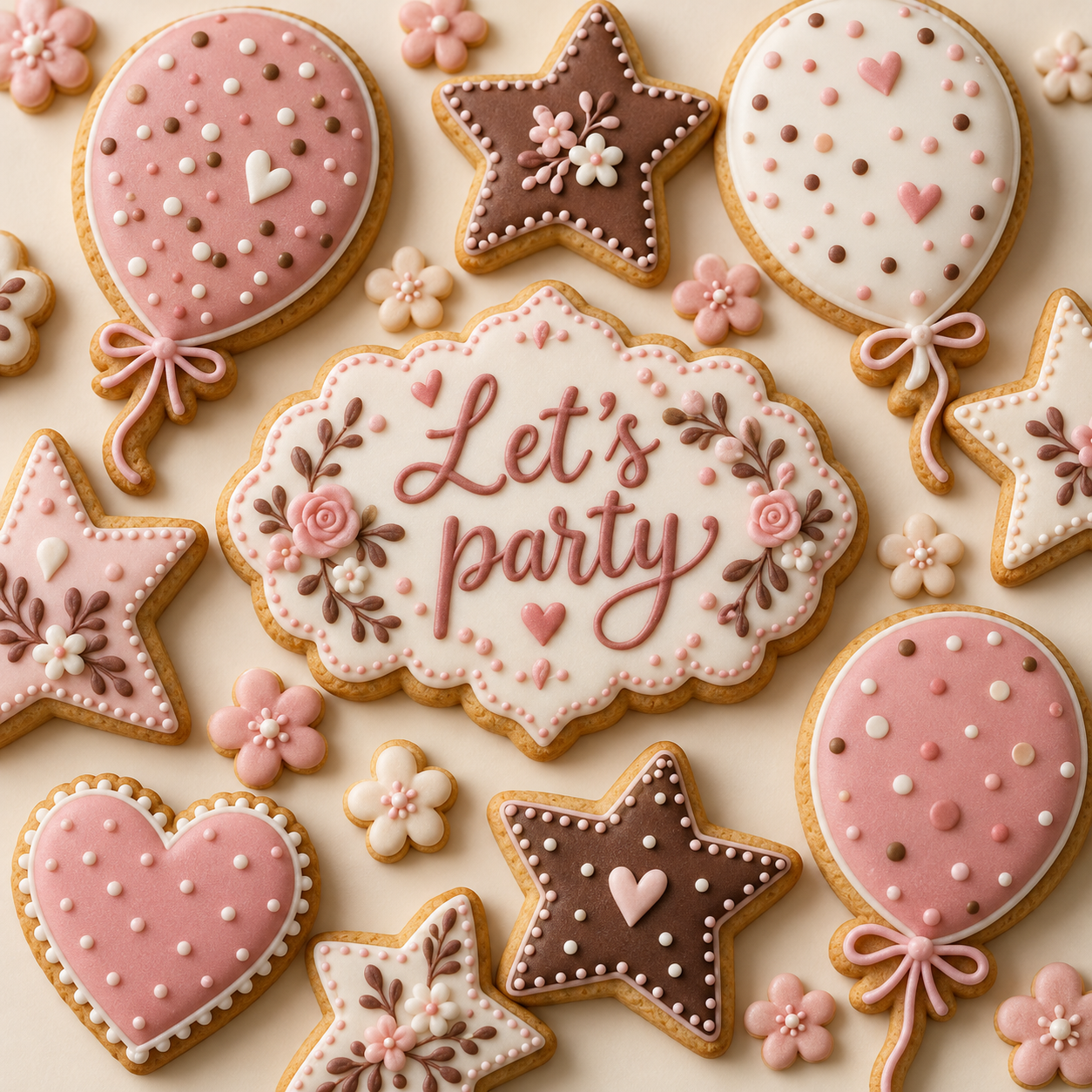 A Little Celebration: intricately iced cookie gift designs